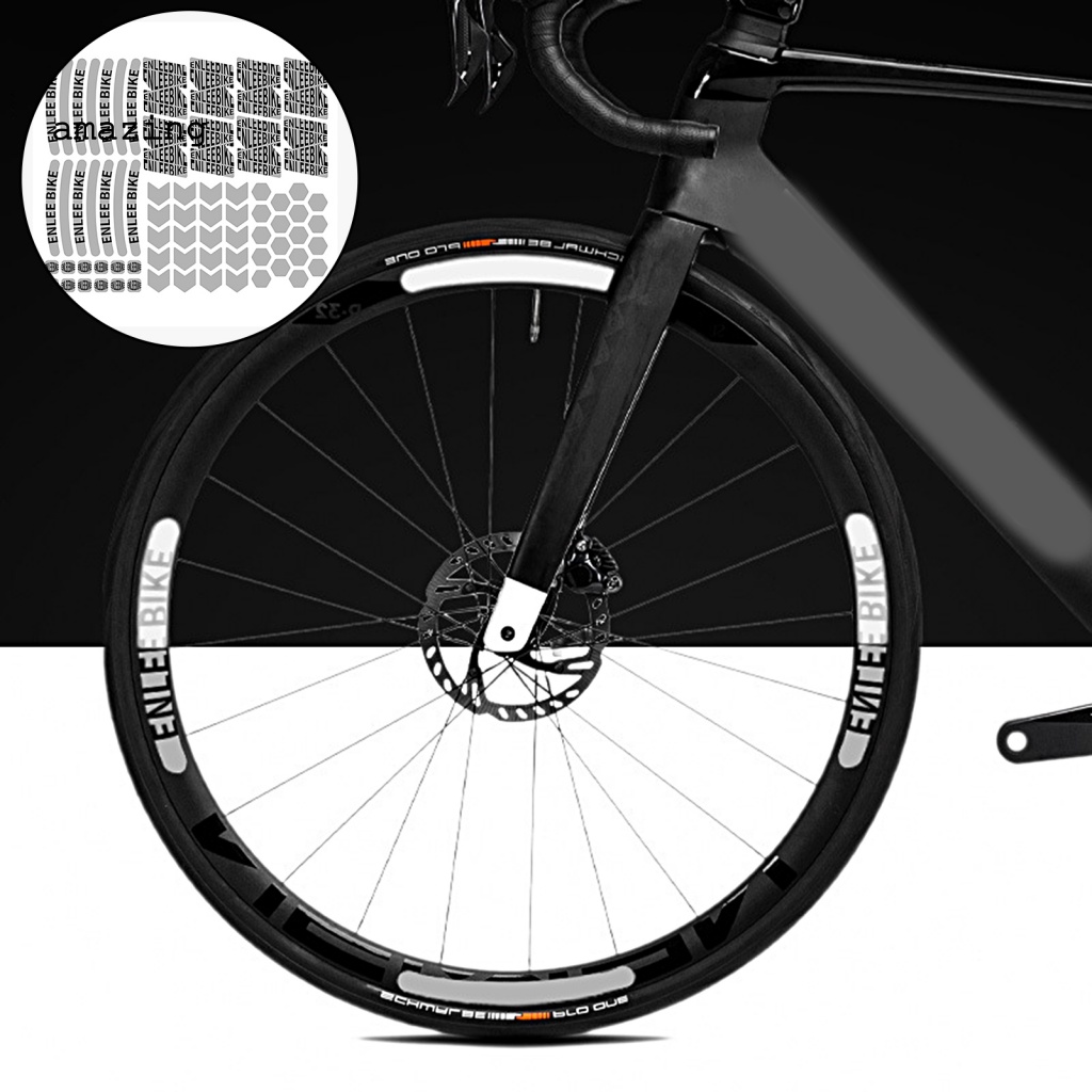 Bộ 72 Miếng Dán Phản Quang Chống Trầy Xước Chống Thấm Nước Trang Trí Thân Xe Đạp