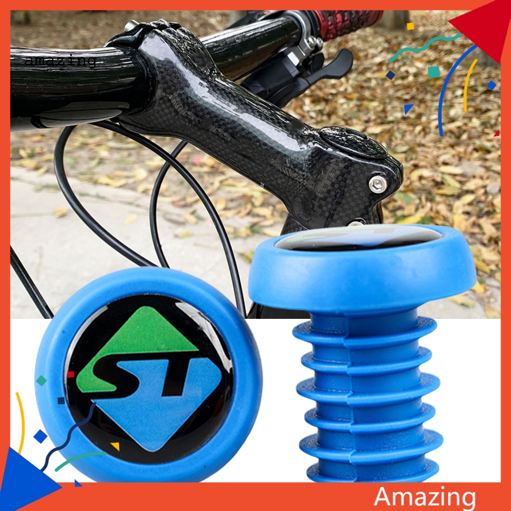 1 Cặp Nút Chắc Chắn Gắn Tay Lái Xe Đạp MTB Thiết Kế Chữ Cái Chống Rỉ Sét Sturdy