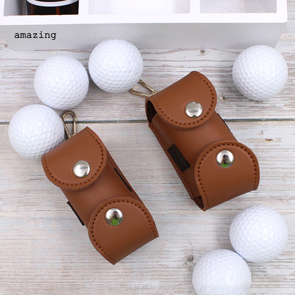 Túi Da Đựng Bóng Golf Đeo Hông Tiện Dụng