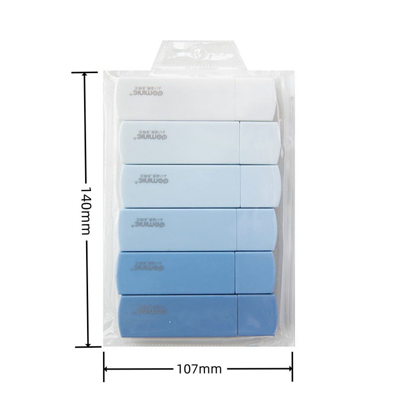 Set 6 Bút Xóa Màu Sắc Gradient 36M Cho Học Sinh