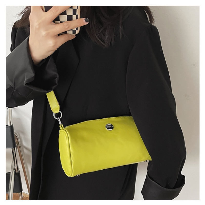 Túi Đeo Chéo Bằng Da pu Màu Trơn Phong Cách retro Thời Trang 2023 Mới