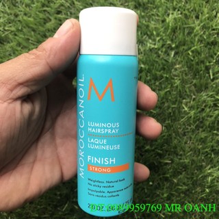 GÔM XỊT GIỮ NẾP LINH HOẠT MOROCCANOIL LUMINOUS HAIRSPRAY 75M