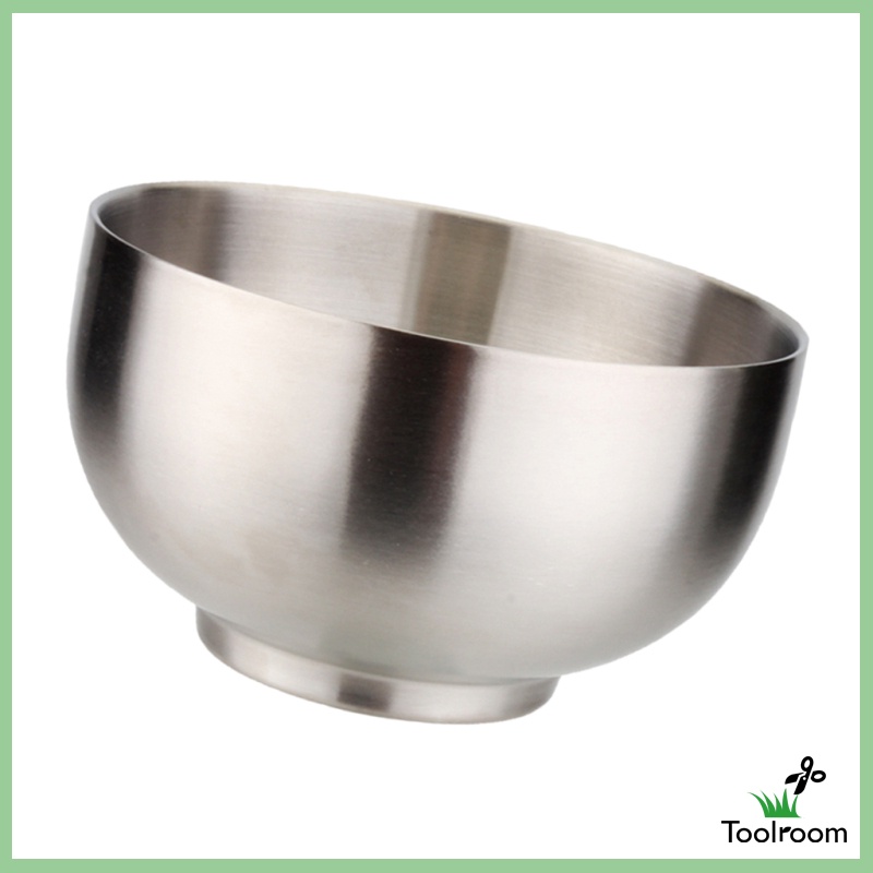 Bát Ăn Salad Hai Lớp Bằng Thép Không Gỉ Kích Thước 12x8cm