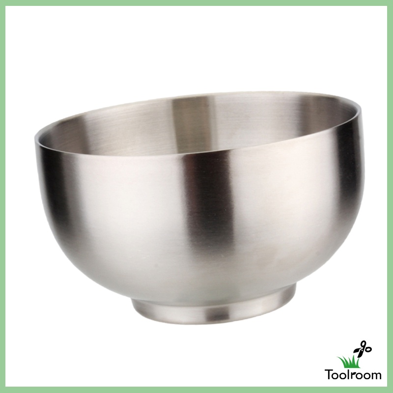 Bát Ăn Salad Hai Lớp Bằng Thép Không Gỉ Kích Thước 12x8cm