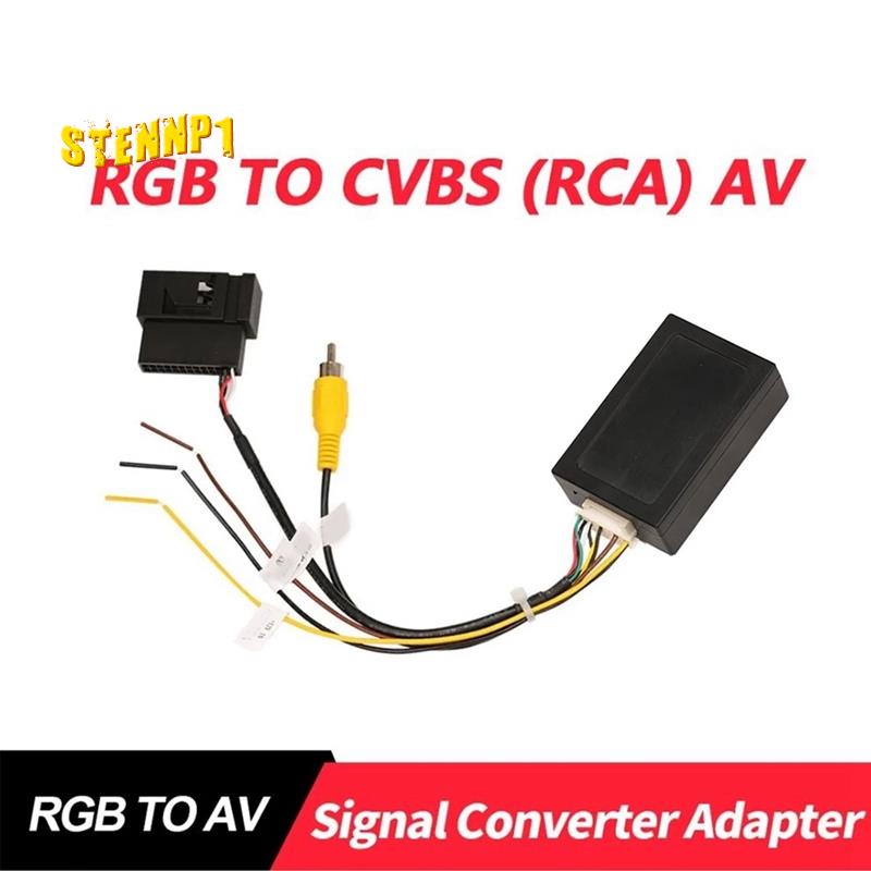 Hộp Giải Mã Tín Hiệu RGB Sang RCA AV CVBS Cho Camera Chiếu Hậu Tiguan Golf 6 Passat CC