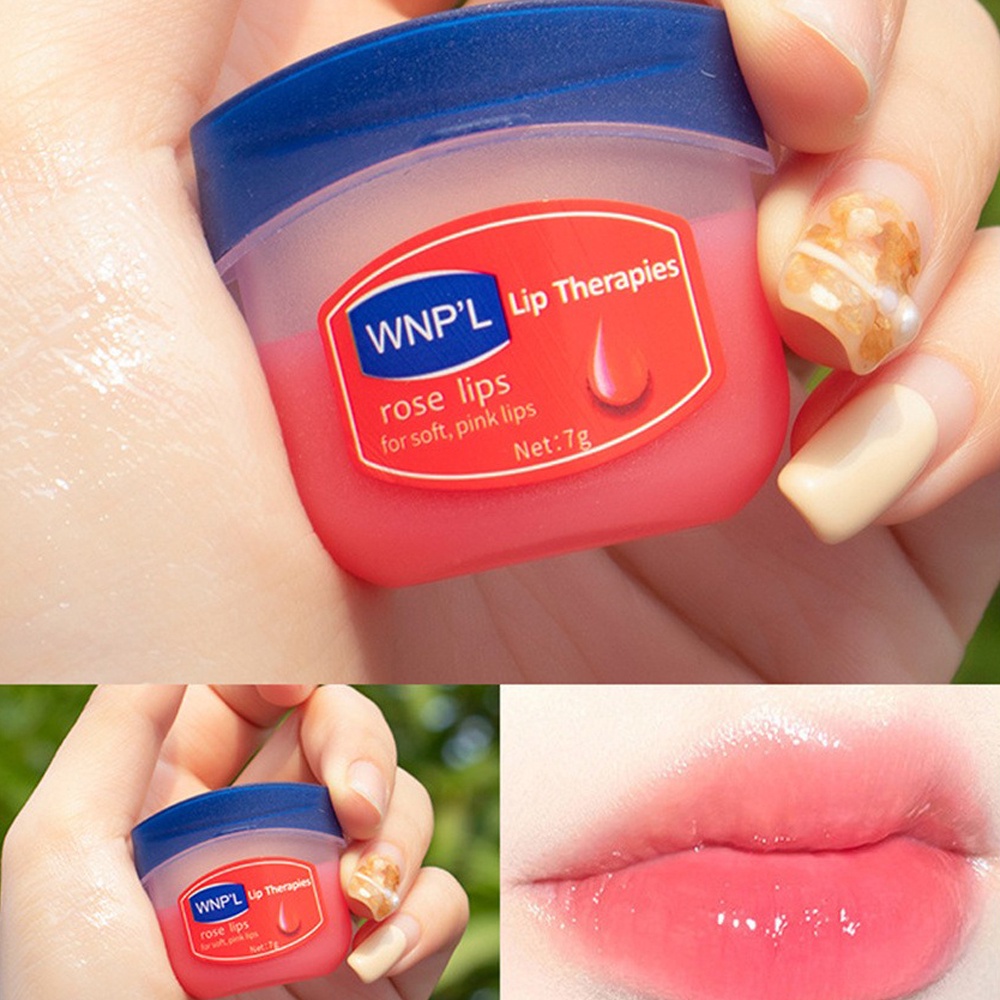 Vaseline Lip Therapy Rosy Lips Dưỡng ẩm Son môi nền Kem dưỡng ẩm Trang điểm Thực vật tự nhiên Chống nứt nẻ Chăm sóc môi Dầu dưỡng môi Jelly Lip Balm