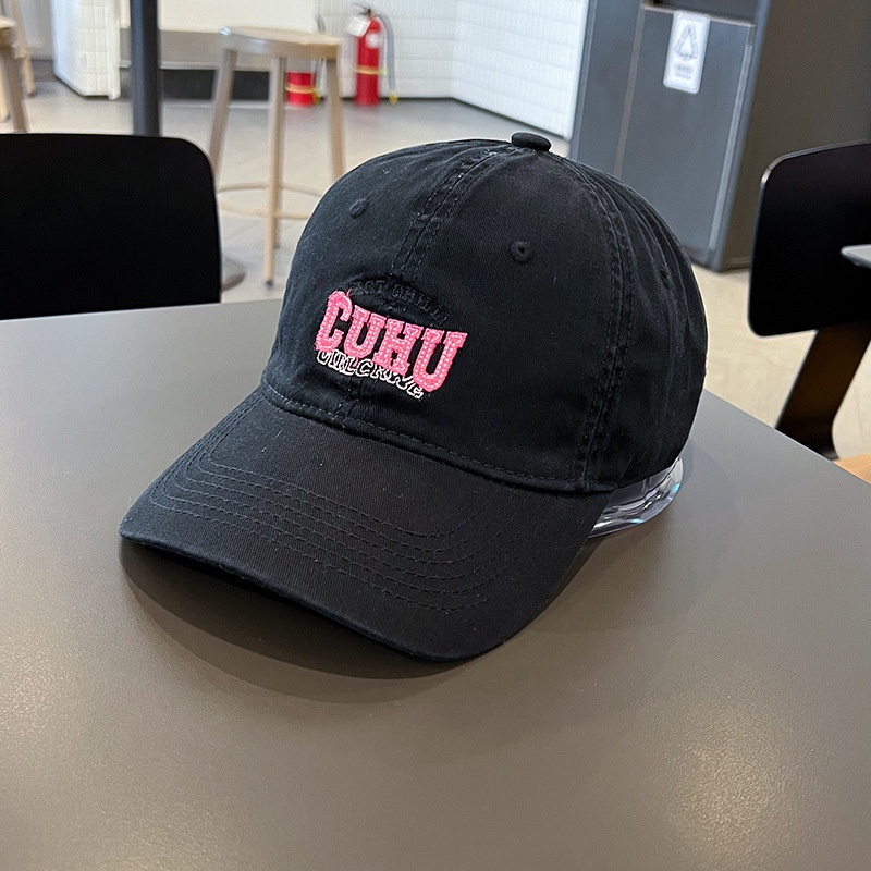 Mũ Lưỡi Trai Mềm Thêu Chữ Phong Cách Hàn Quốc Thời Trang Mùa Hè Cho Nữ