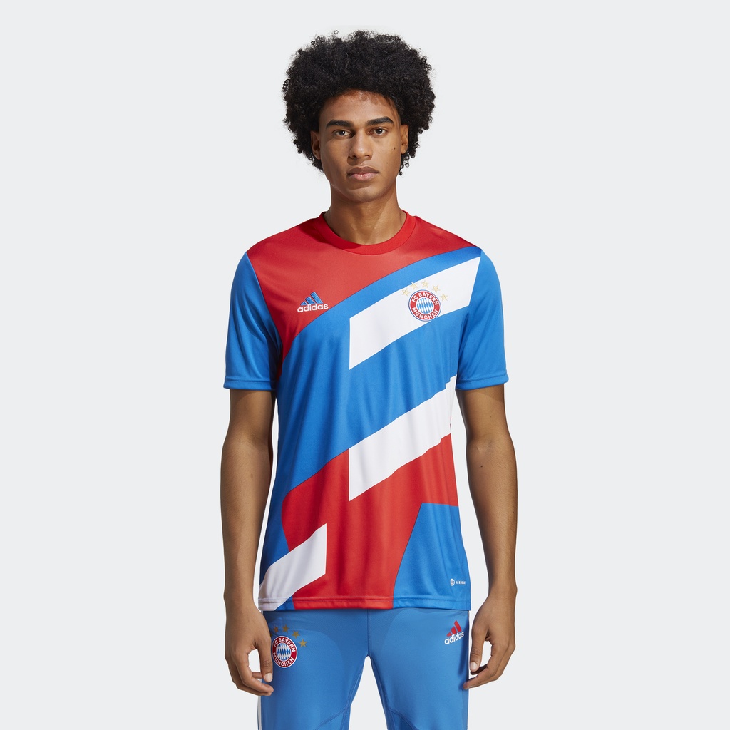 Adidas Bóng đá Áo Tập Trước Trận Đấu FC Bayern Nam Đỏ HU1261