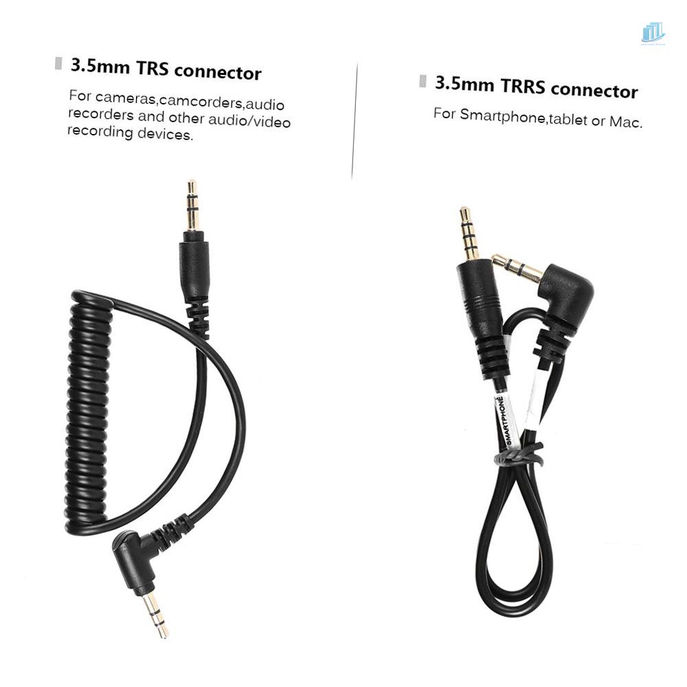 Micro Mini Cardioid BOYA BY-MM1 Đầu Cắm 3.5mm Bằng Kim Loại Cho Điện Thoại Thông Minh / Máy Tính Bảng / Máy Quay DSLR