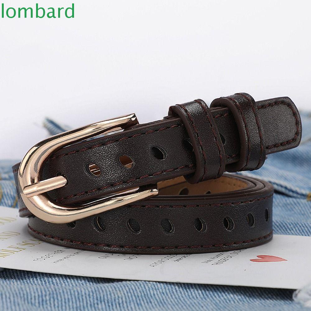 Thắt Lưng Màu Trơn Khóa Hợp Kim Dễ Phối Đồ Thời Trang Cho Nữ