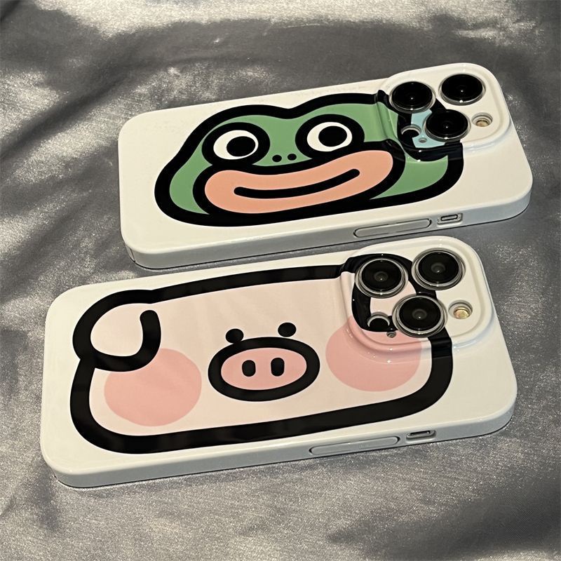 Ốp Điện Thoại Cứng Họa Tiết Hoạt Hình Sáng Tạo Cho Iphone 11ProMax 13X 1213 14 14Pro