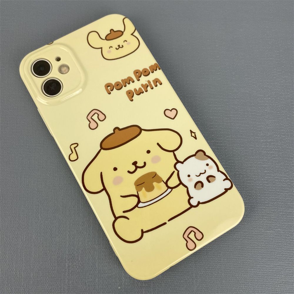 Ốp Điện Thoại Cứng Họa Tiết Hoạt Hình Chú Chó Pudding Dễ Thương Cho Iphone 13pro 12 x / 14pro xr11