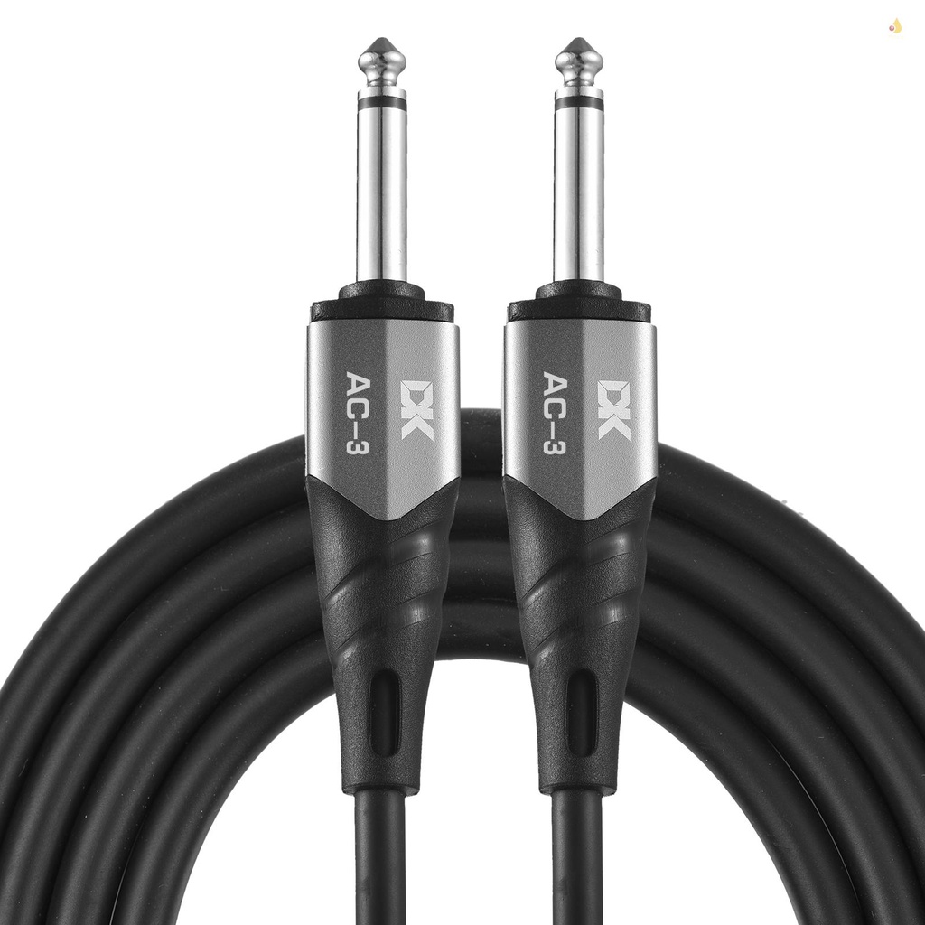 Dây Cáp Kết Nối Âm Thanh Giảm Tiếng Ồn 3.0M 10ft Jack Cắm 6.35mm Cho Đàn Guitar Điện