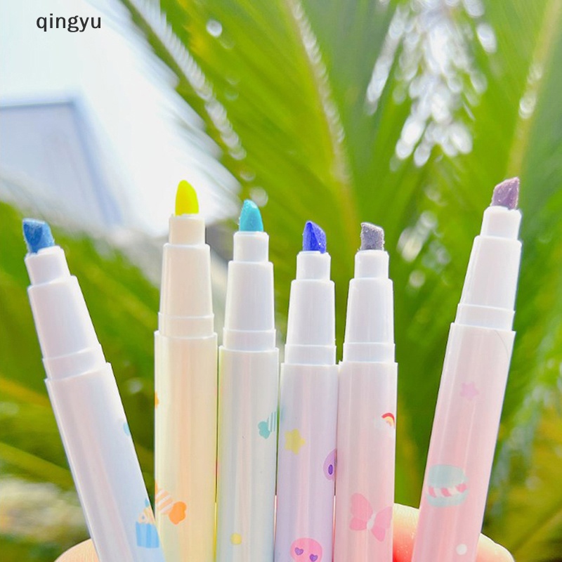 Bộ 6 Bút Dạ Quang Hình Anime My Melody Kuromi Pochacco Dễ Thương Cho Học Sinh