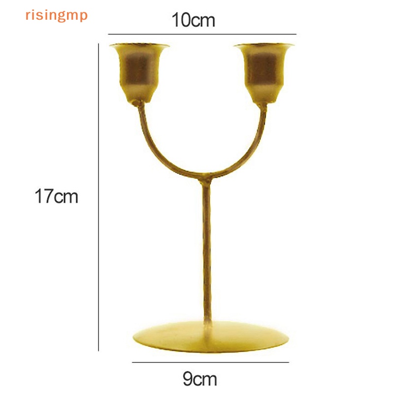 Giá Đỡ Cần Gạt Nước 2 Cánh Tay Bằng Kim Loại Đơn Giản Trang Trí Bàn Ăn / Tiệc Cưới