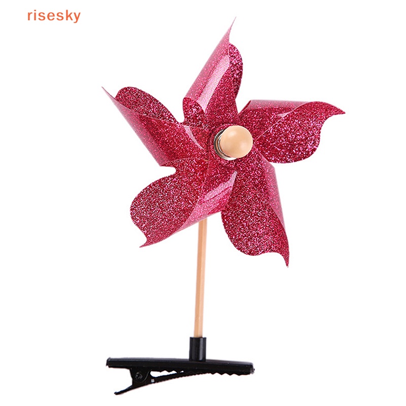 [risesky] Cối Xay Gió Nhỏ Nhiều Màu Dễ Thương Vui Nhộn Phong Cách Hàn Quốc Cho Bé#Kẹp Tóc Thời Trang 39; 39; s