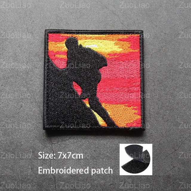 Miếng Dán 3D Thêu Hình Phong Cảnh Sáng Tạo Dùng Trang Trí Balo / Balo / Quần Áo