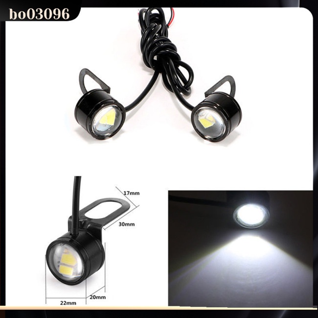 Đèn Pha 3 Bóng Led 12v GW250 Trang Trí Gương Chiếu Hậu Xe Mô Tô