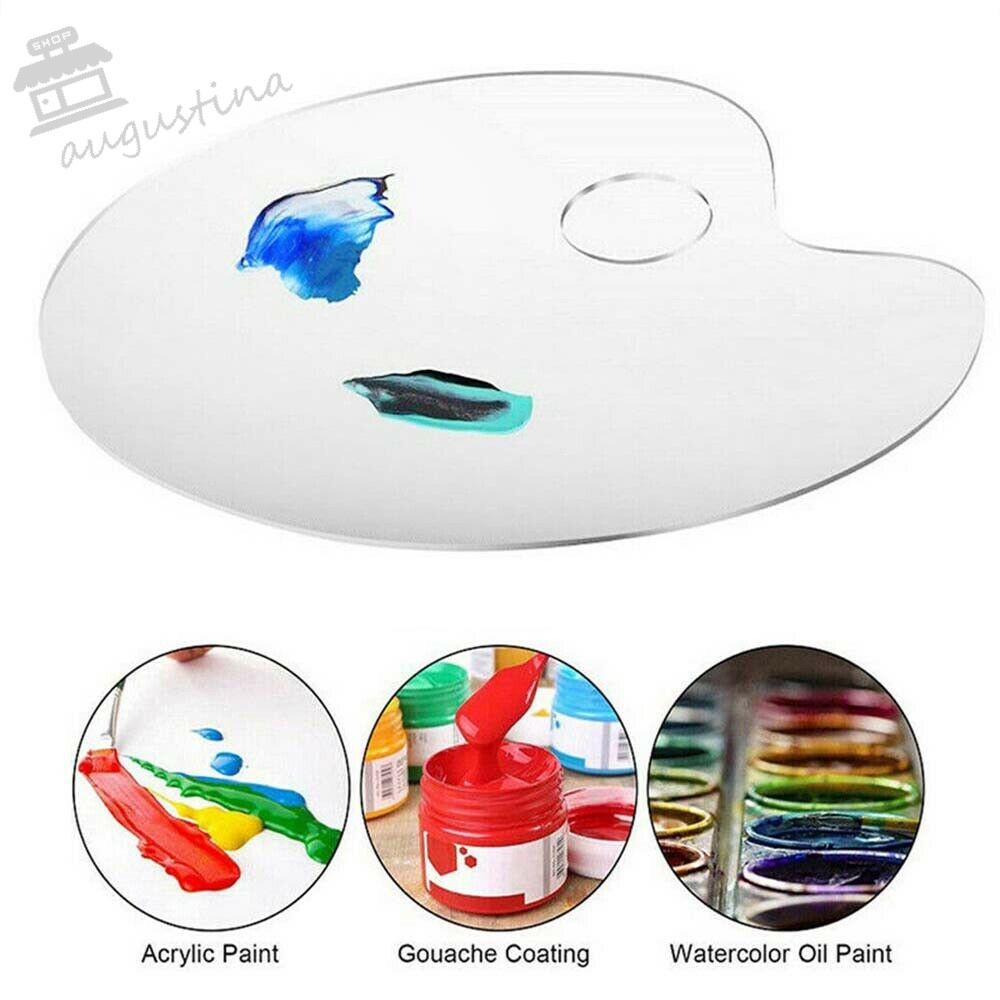 Bảng Đựng Màu Nước Chống Dính Dầu Bằng Acrylic Trong Suốt DIY AUGUSTINA