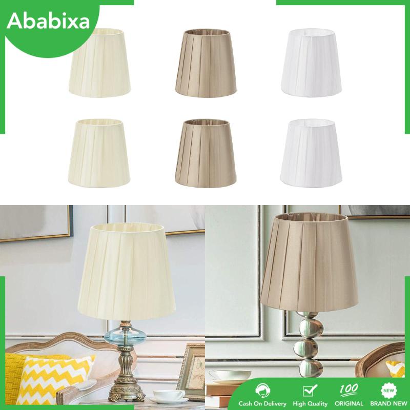 Vỏ Bọc Đèn Bàn Bằng Vải Xếp Ly Thay Thế Tiện Dụng Cho Phòng Khách / Phòng Ngủ