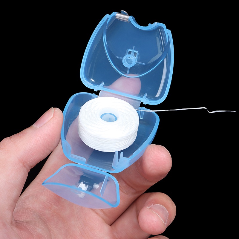 Lily 50m chỉ nha khoa hương vị bạc hà vệ sinh răng miệng làm sạch bàn chải kẽ răng uuu