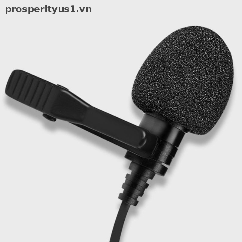 Micro prosperityus1] Jack Cắm 3.5mm Có Kẹp Tiện Dụng Cho Điện Thoại / Máy Tính