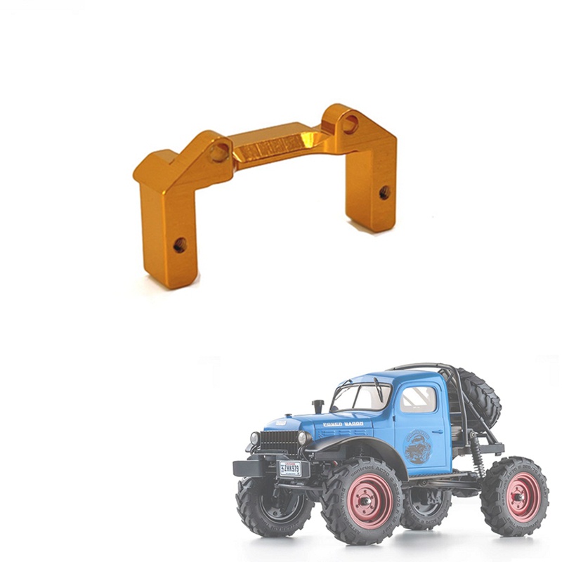 1 Phụ Kiện Gắn Động Cơ Servo Bằng Kim Loại Màu Vàng Cho Xe Điều Khiển Từ Xa FMS FCX24 1 / 24