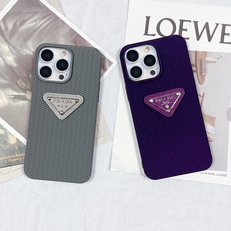 Fashion prada High luxury style iPhone 14 13 ProMax 14plus 14 Xs Max XR Phone Case for Apple 12 ProMax 13 13Pro 11pro 14pro 7 8 Plus 7+ 8+ Candy Weave Soft Cover Phone Case