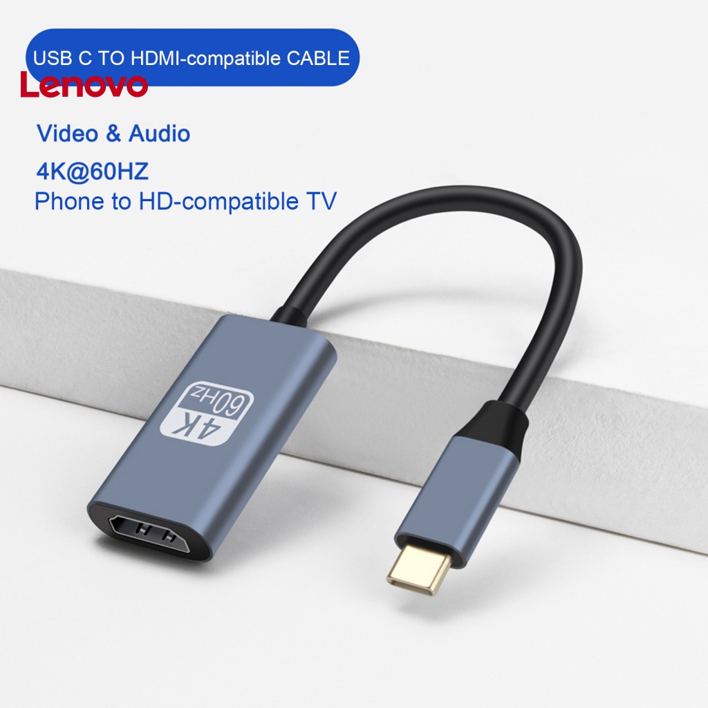 Cáp Chuyển Đổi Type-C Sang HDMI-compatible 4K HD Chuyên Dụng Cho Laptop / Điện Thoại / Máy Chiếu