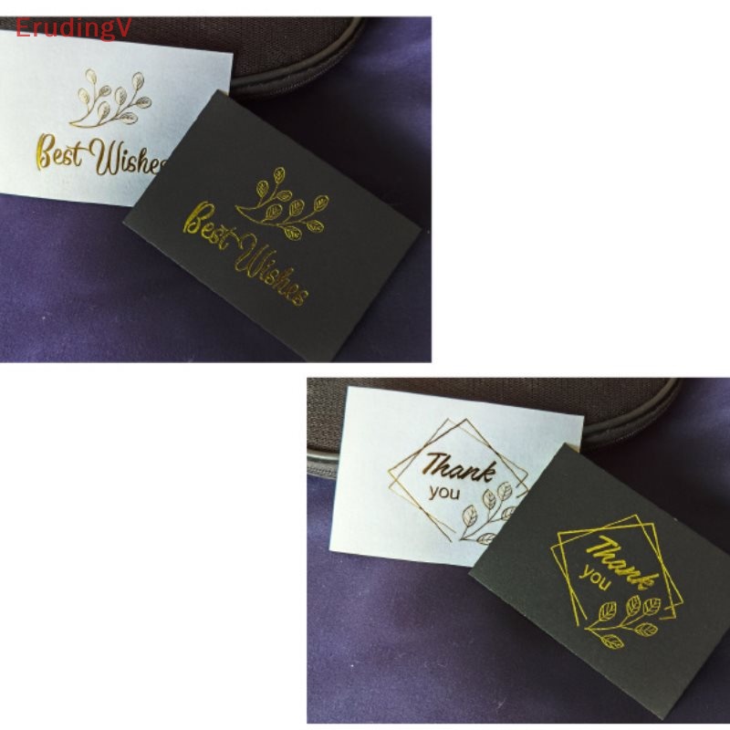 Set 50 Tấm Thẻ Chữ Thank You Màu Đồng Dùng Để Trang Trí Tiệc Cưới / Sinh Nhật