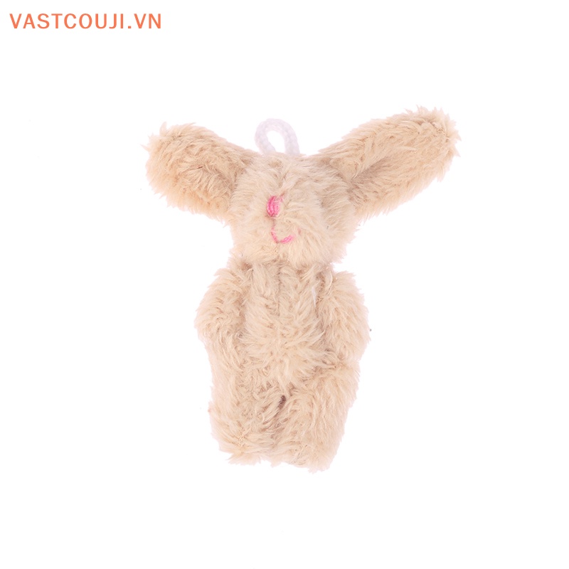 Thỏ Nhồi Bông 5.5CM Treo Móc Khóa Trang Trí Dễ Thương