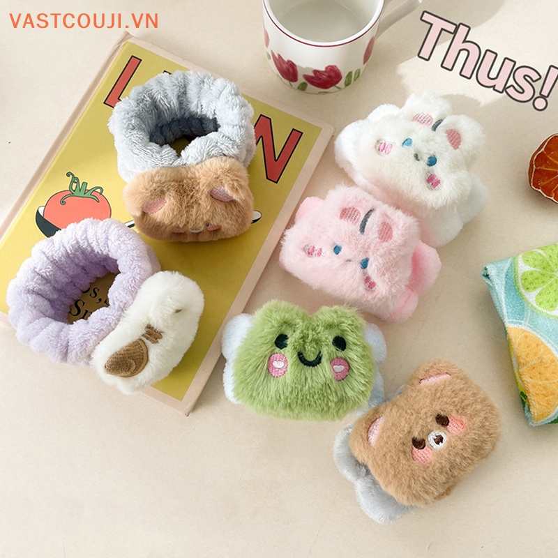 1 Cặp Băng Đeo Cổ Tay Thấm Hút Mồ Hôi Tốt In Họa Tiết Hoạt Hình Dễ Thương Tiện Dụng