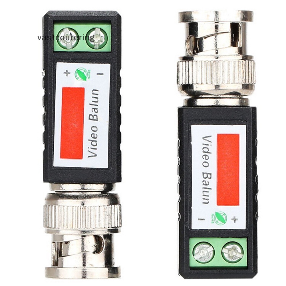 Vast Vast Vast Vast 1 Bộ Thu Phát Tín Hiệu Video Balun Sang UTP Coax CAT5 CCTV 1 Bộ Thu Phát Tín Hiệu Video Balun Sang UTP Coax CAT5 CCTV 1x Đồng Trục Cat55 1x