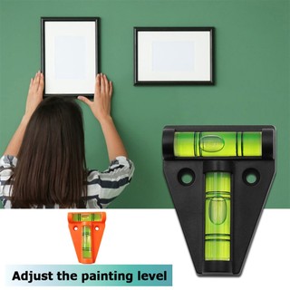 Triangle Level Portable T Shaped Spirit Level Bubble Working Fixing Level