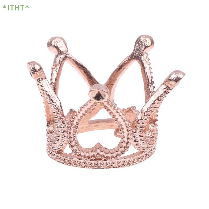 Vương Miện Cài Tóc Bằng Kim Loại Cho Búp Bê Tỷ Lệ 1 / 6 Mới