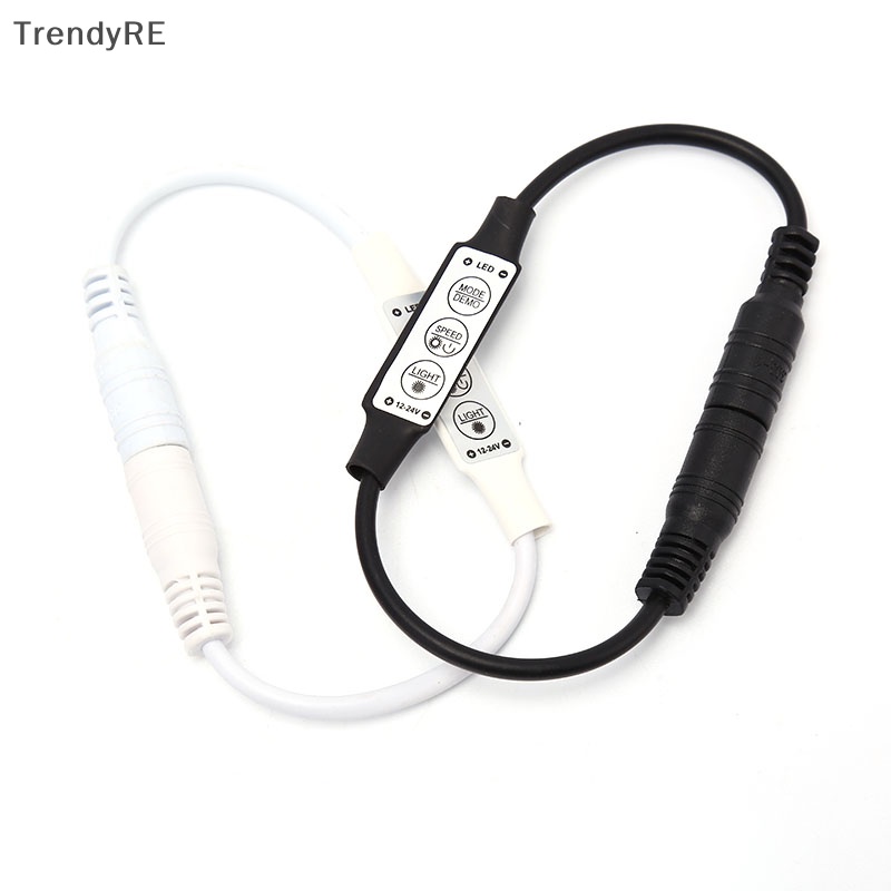 Bộ Điều Khiển Độ Sáng Đèn Led Mini 3 Phím DC12-24V 6A 72W Với Đầu Nối DC