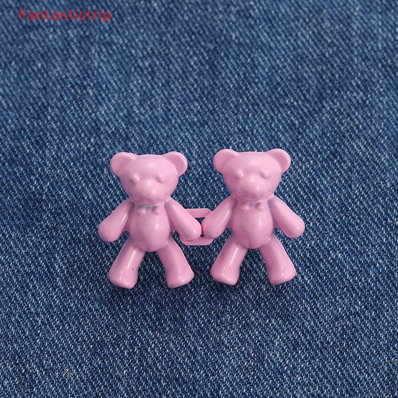 1 Cặp Khóa Thắt Lưng Quần Jean Không Cần Đóng Đinh Tháo Rời Được Fantastictrip [Fantastictrip] Mới