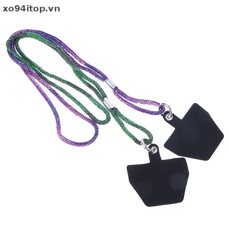 Xoitop Dây Đeo Cổ Đính Đá Có Thể Tháo Rời Tiện Dụng Cho Điện Thoại