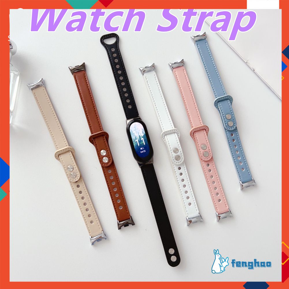 Cho Xiaomi Vòng đeo tay 8 đôi Nail Strap ánh sáng sang trọng đa năng thời trang 8 NFC phiên bản cao giá trị thay thế dây đeo cổ tay fenghao.vn