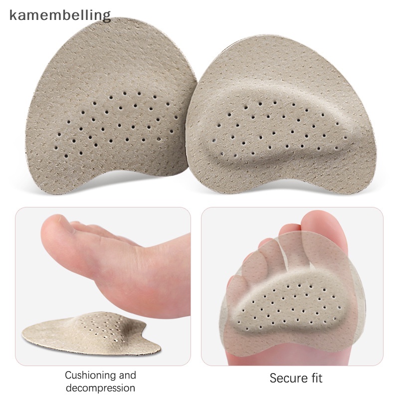 1 Cặp Miếng Da Lót Giày Cao Gót Chống Trượt Thấm Hút Mồ Hôi Thoáng Khí Dành Cho Nữ