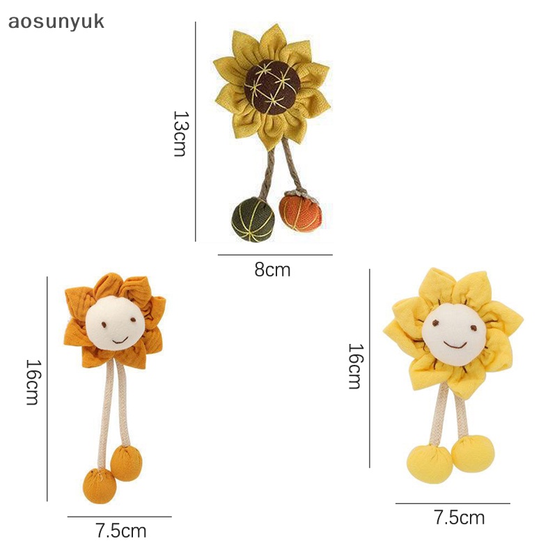 Aosunyuk Ghim Cài Áo Hình Hoa Hướng Dương Cười Mặt Cười Vải Dễ Thương Thời Trang Cho Nữ