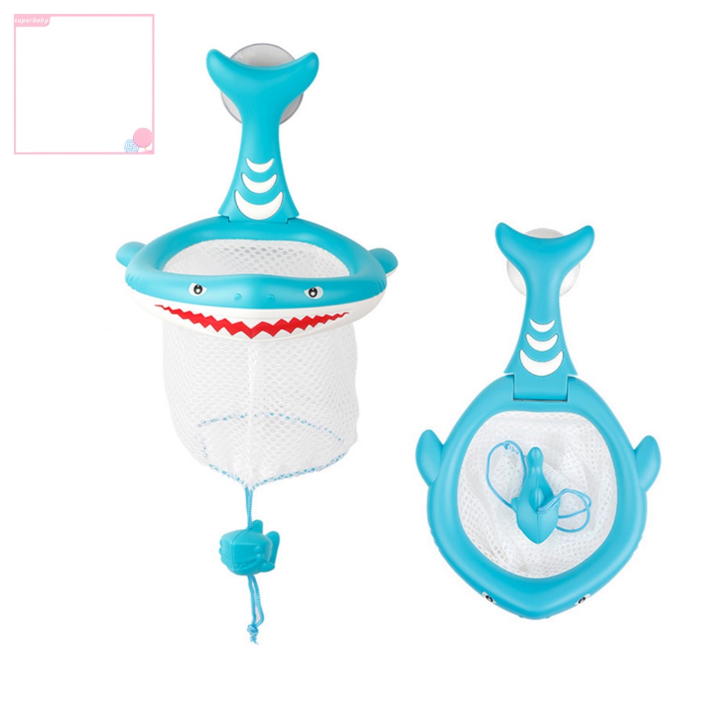 Túi Lưới Đựng Đồ Chơi Cá Mập / Khủng Long Hoạt Hình Cho Bé Khi Tắm