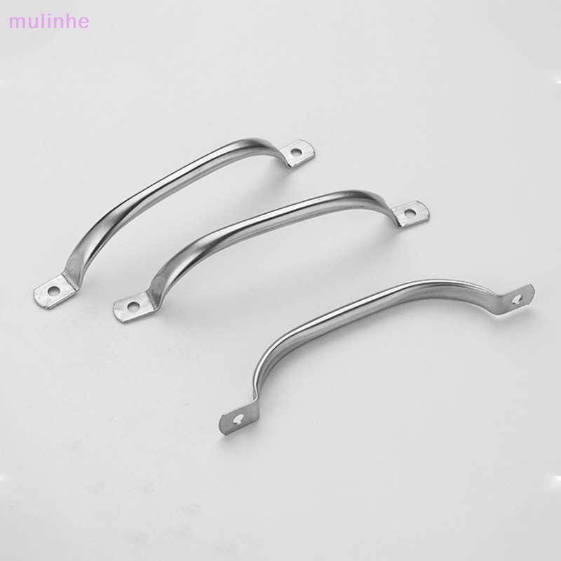 Bộ 2 Tay Nắm Cửa Bằng Thép Không Gỉ Màu Bạc Tiện Dụng Cho Nhà Bếp