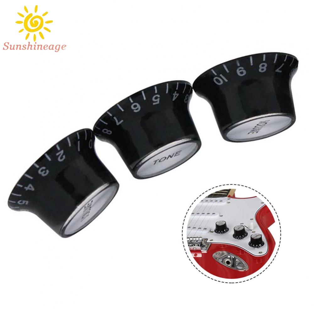 Set 3 Núm Điều Chỉnh Âm Lượng 1 / 2 Tông Cho Đàn Guitar Bass