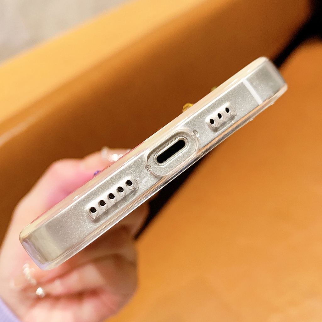 Ốp Điện Thoại TPU Chống Sốc Blue-ray In Họa Tiết Trái Tim Cho IPhone 14 13 12 11 Pro MAX 14 Plus X XR XS MAX 7 8 Plus