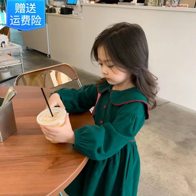 Đầm Thời Trang Xuân Thu 2023 Phong Cách Mới Cho Bé Gái