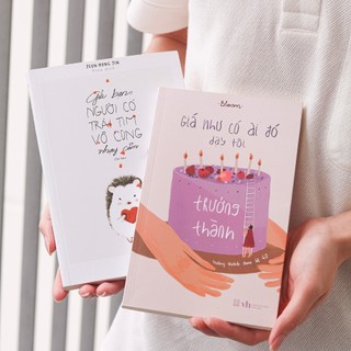 Combo sách - Gửi bạn người có trái tim nhạy cảm + Giá như có ai đó dạy tôi trưởng thành - Carobooks - Bản Quyền