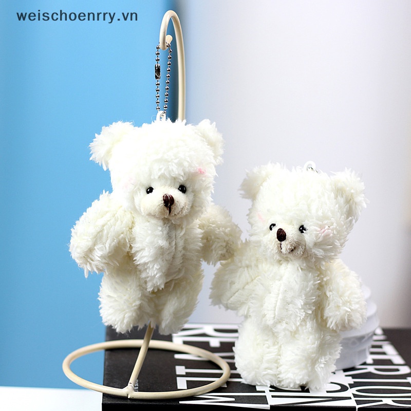 Gấu Bông Mini Mềm Chất Lượng Cao Treo Ba Lô / Túi Xách / Móc Khóa Trang Trí Xe Hơi