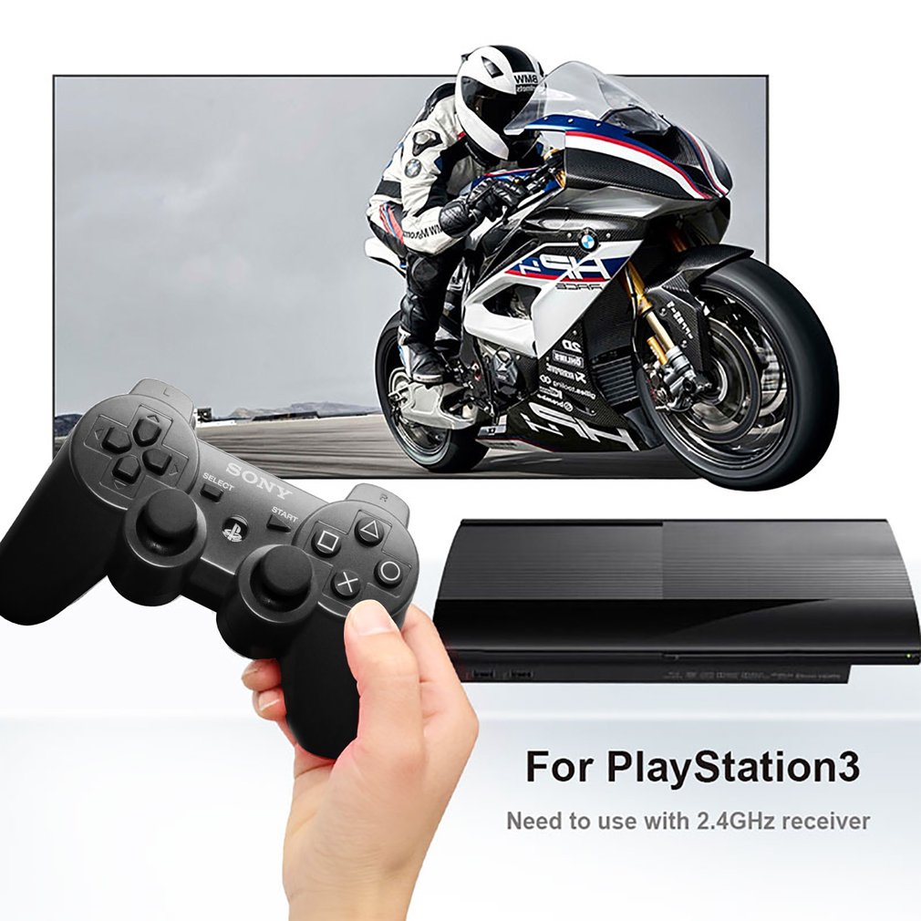 Joysticks Lightweight Portable Wireless Game Controller Remote Controllers Gamepad Joystick For Ps3 [Q/7]