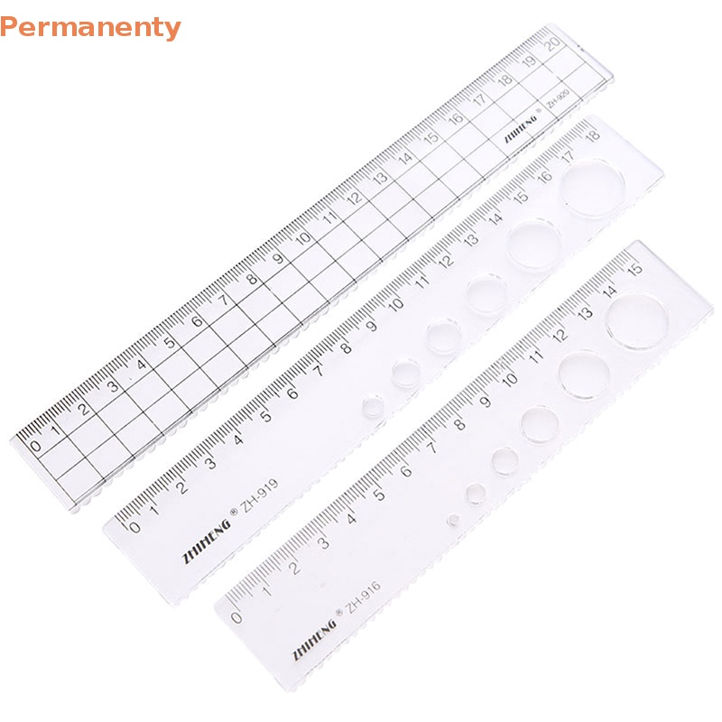 Thước Đo Hình Vuông Bằng Acrylic Trong Suốt Kích Thước 15cm 18cm 20cm